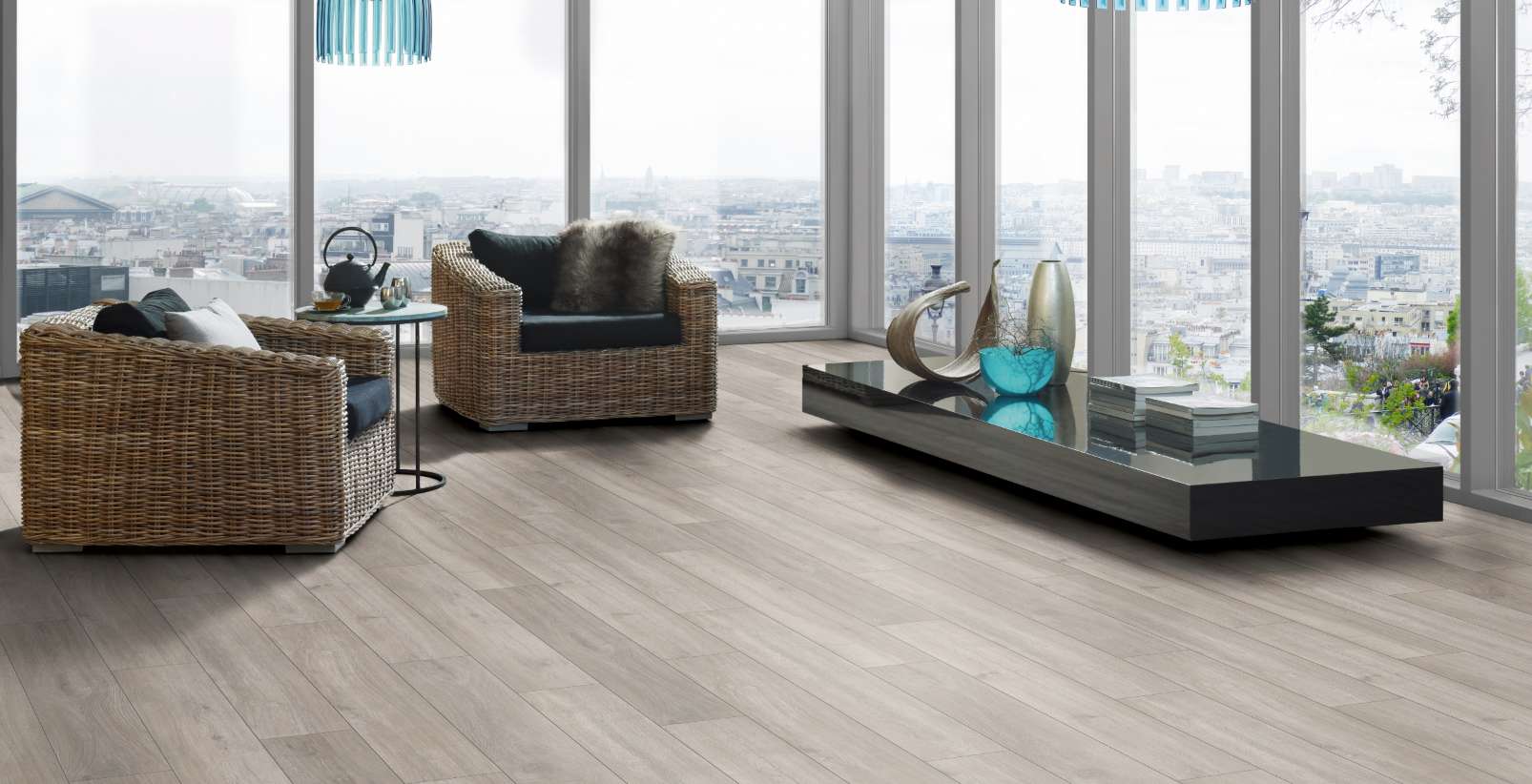 Rockford Oak, NL, 8 mm, Standard Plank - Room Scene
