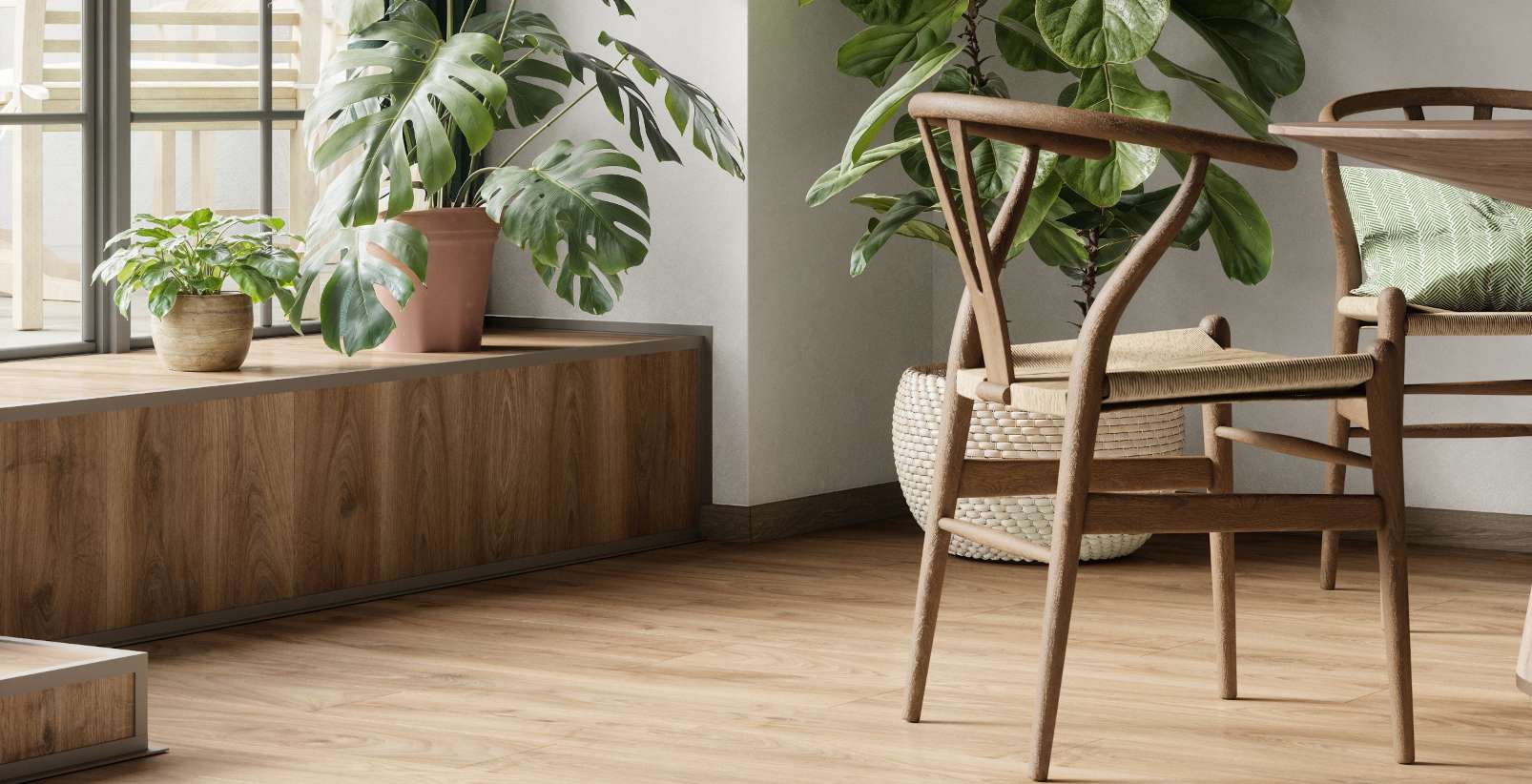 Historic Oak, HO, 10 mm, Standard Plank - Room Scene