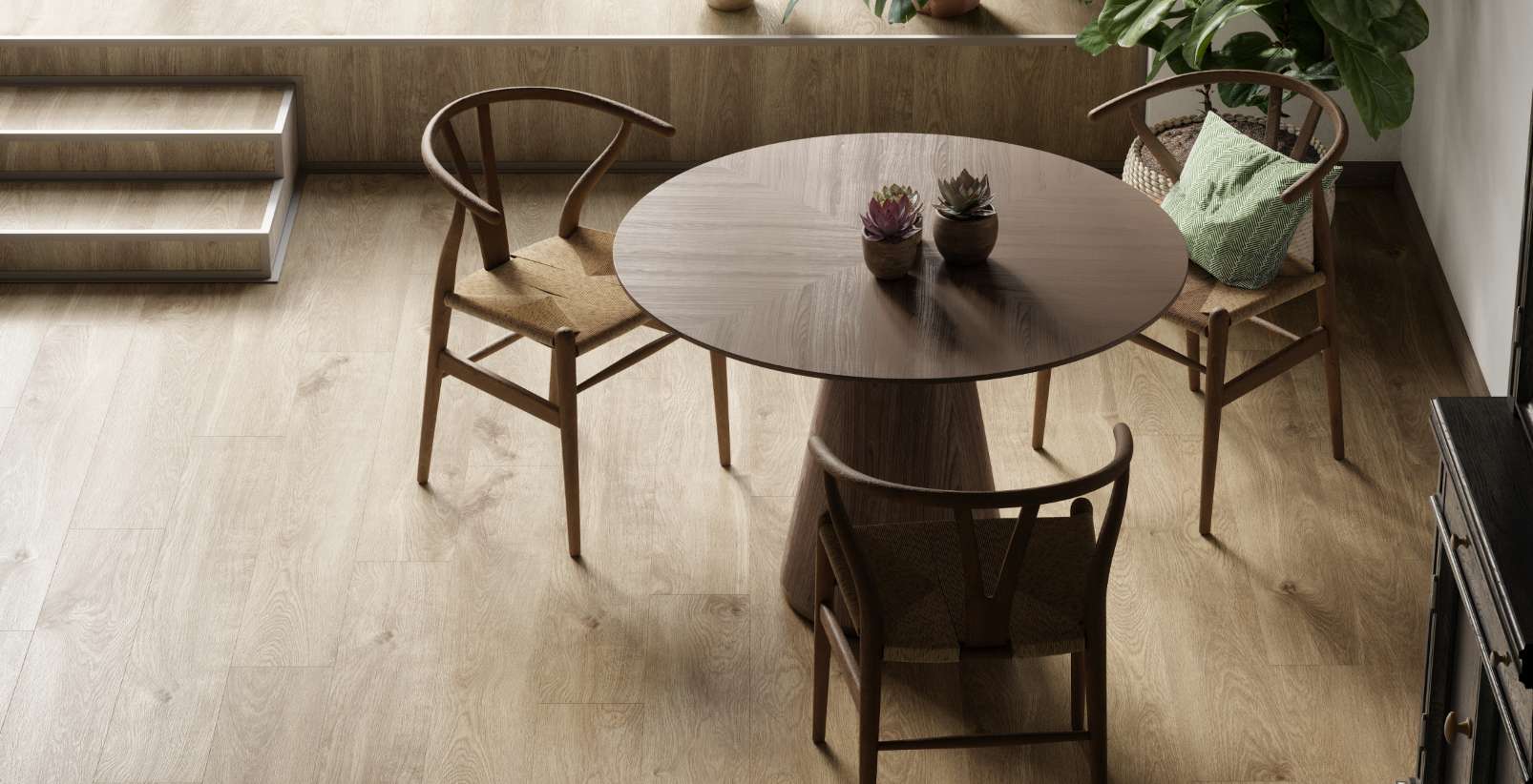 Eurus Oak, NL, 8 mm, Standard Plank - Room Scene